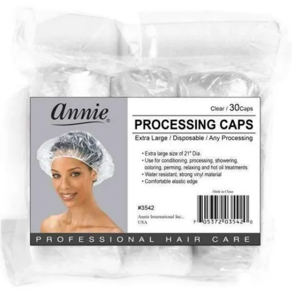 Annie Processing Extra Large Caps #3542 Clear/30caps